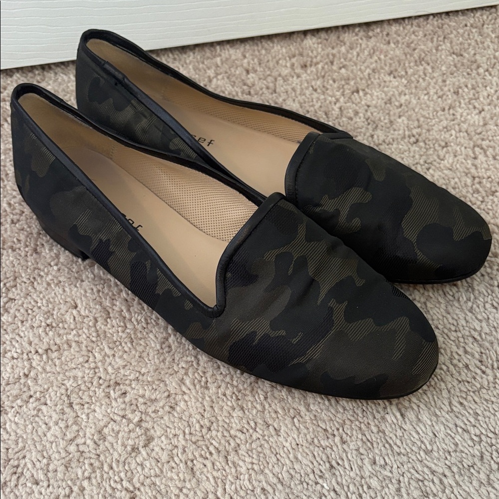 Jon Josef Gatsby Style Black Camouflage Loafers